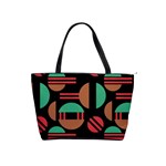 Abstract Geometric Pattern Classic Shoulder Handbag