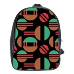 Abstract Geometric Pattern School Bag (Large)