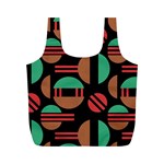 Abstract Geometric Pattern Full Print Recycle Bag (M)