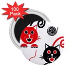 Cat Little Ball Animal 2.25  Magnets (100 pack) 