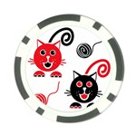 Cat Little Ball Animal Poker Chip Card Guard