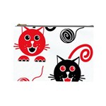 Cat Little Ball Animal Cosmetic Bag (Large)