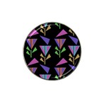 Abstract Pattern Flora Flower Hat Clip Ball Marker