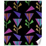 Abstract Pattern Flora Flower Canvas 8  x 10 