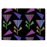 Abstract Pattern Flora Flower Cosmetic Bag (XXL)