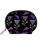 Abstract Pattern Flora Flower Accessory Pouch (Small)