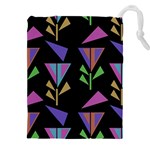 Abstract Pattern Flora Flower Drawstring Pouch (5XL)
