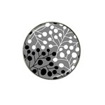 Abstract Nature Black White Hat Clip Ball Marker (10 pack)