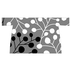 Abstract Nature Black White Wristlet Pouch Bag (Small) from UrbanLoad.com Back