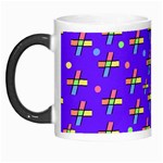 Abstract Background Cross Hashtag Morph Mug