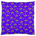 Abstract Background Cross Hashtag Large Cushion Case (Two Sides)