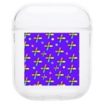 Abstract Background Cross Hashtag Soft TPU AirPods 1/2 Case