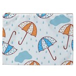 Rain Umbrella Pattern Water Cosmetic Bag (XXL)