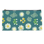 Drawing Flowers Meadow White Pencil Case