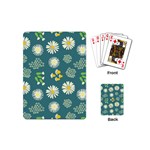 Drawing Flowers Meadow White Playing Cards Single Design (Mini)