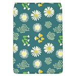 Drawing Flowers Meadow White Removable Flap Cover (L)