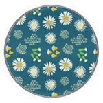 Drawing Flowers Meadow White Wireless Fast Charger(White)