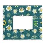 Drawing Flowers Meadow White White Wall Photo Frame 5  x 7 