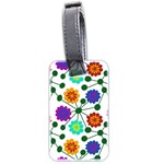 Bloom Plant Flowering Pattern Luggage Tag (two sides)