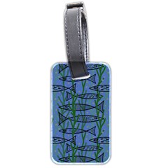 Fish Pike Pond Lake River Animal Luggage Tag (two sides) from UrbanLoad.com Front