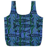 Fish Pike Pond Lake River Animal Full Print Recycle Bag (XL)