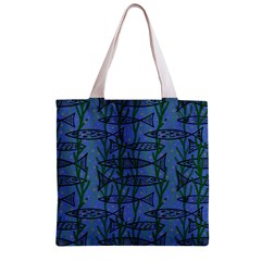 Fish Pike Pond Lake River Animal Zipper Grocery Tote Bag from UrbanLoad.com Front