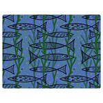 Fish Pike Pond Lake River Animal Premium Plush Fleece Blanket (Extra Small)