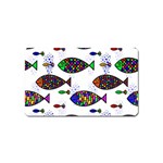 Fish Abstract Colorful Magnet (Name Card)