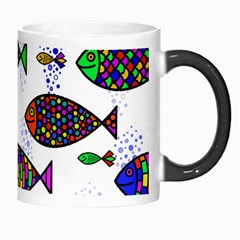 Fish Abstract Colorful Morph Mug from UrbanLoad.com Right