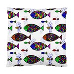 Fish Abstract Colorful Standard Cushion Case (Two Sides)