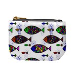 Fish Abstract Colorful Mini Coin Purse