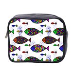 Fish Abstract Colorful Mini Toiletries Bag (Two Sides)