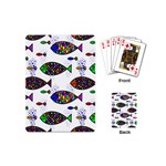 Fish Abstract Colorful Playing Cards Single Design (Mini)