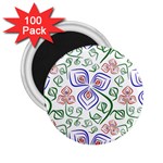 Bloom Nature Plant Pattern 2.25  Magnets (100 pack) 