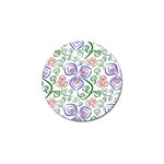 Bloom Nature Plant Pattern Golf Ball Marker (10 pack)