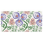 Bloom Nature Plant Pattern Banner and Sign 4  x 2 