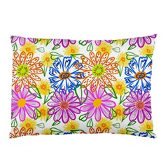 Bloom Flora Pattern Printing Pillow Case (Two Sides) from UrbanLoad.com Front