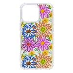 Bloom Flora Pattern Printing iPhone 13 Pro TPU UV Print Case