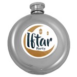 Iftar-party-t-w-01 Round Hip Flask (5 oz)