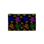 Pattern-repetition-snail-blue Cosmetic Bag (Small)