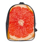 Grapefruit-fruit-background-food School Bag (Large)