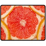 Grapefruit-fruit-background-food Fleece Blanket (Medium)