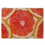 Grapefruit-fruit-background-food Cosmetic Bag (XXL)
