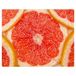 Grapefruit-fruit-background-food Premium Plush Fleece Blanket (Medium)