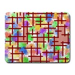 Pattern-repetition-bars-colors Small Mousepad