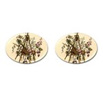 Vintage-antique-plate-china Cufflinks (Oval)