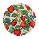 Strawberry-fruits Ornament (Round)