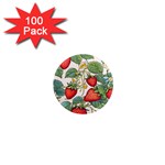 Strawberry-fruits 1  Mini Magnets (100 pack) 