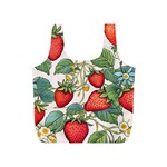 Strawberry-fruits Full Print Recycle Bag (S)