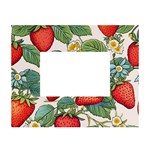 Strawberry-fruits White Tabletop Photo Frame 4 x6 